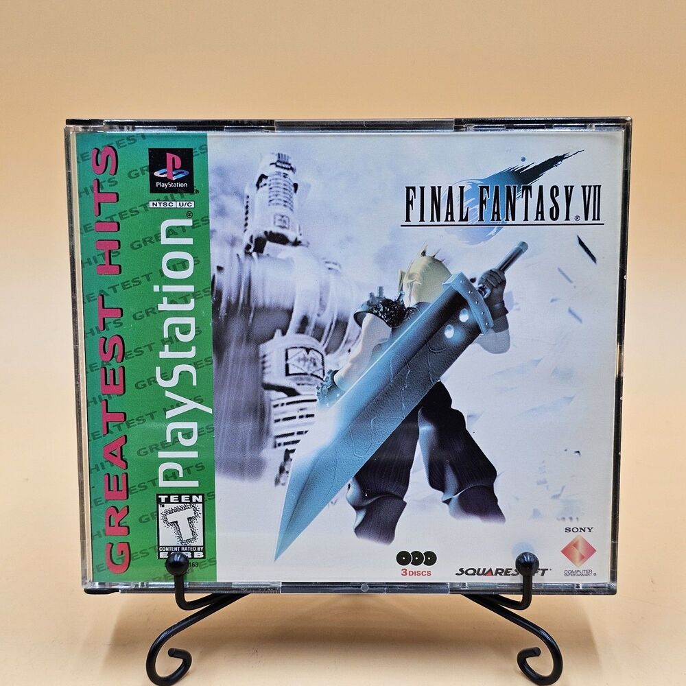 Final Fantasy VII (PlayStation 1, PS1, 1997) PS1 - Complete - Greatest Hits